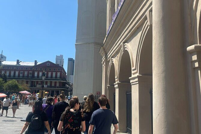 Adults-Only Voodoo History Guided Walking Tour in New Orleans - Jackson Square finish: easy to roll right into your next stop