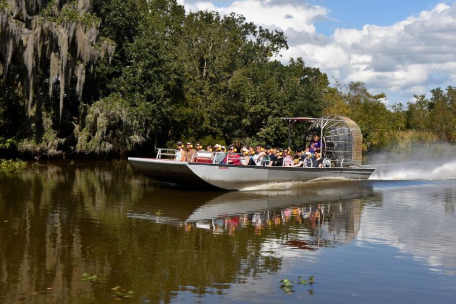 From Lafitte: Swamp Tours South of New Orleans by Airboat - Check-in, snacks, and Sugar and Flour before the ride