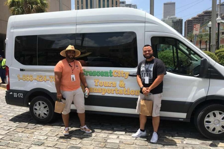 From New Orleans: Whitney Plantation and Airboat Tour Combo - The van drive matters: names like Bam Bam, Bilal, Brian, and Brain