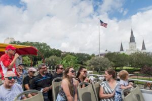New Orleans: City Sightseeing Hop-On Hop-Off Bus Tour - Voucher to Seat: Getting On at Jackson Square or Basin St. Station