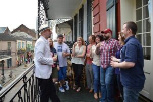 New Orleans Cocktail and Food History Tour - Stop 1 at Red Fish Grill: Gumbo With Alligator Sausage and the Cat 5 Hurricane