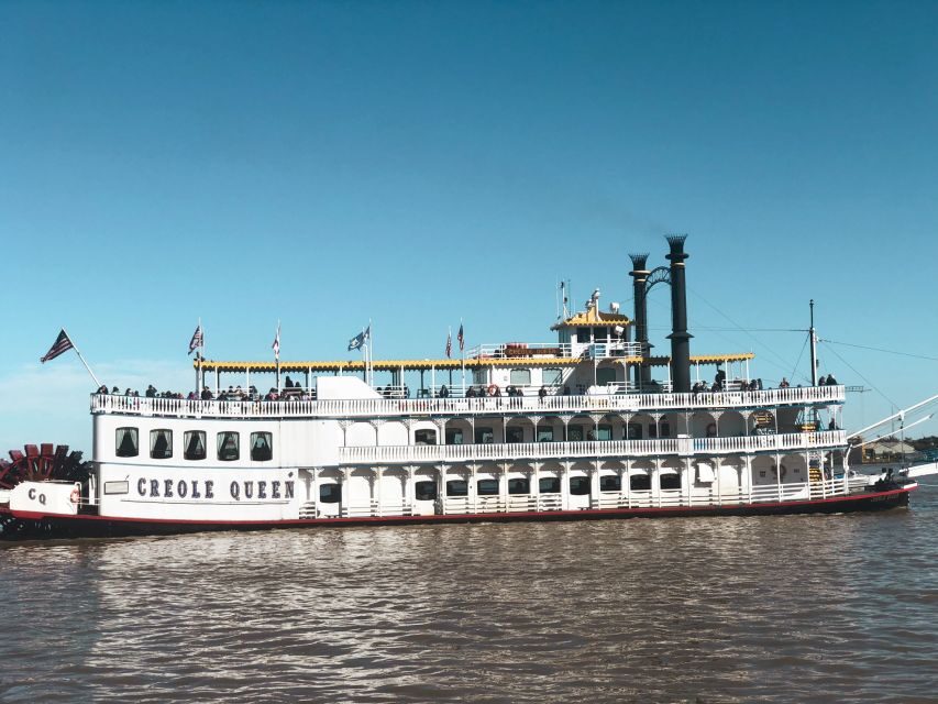 New Orleans: Creole Queen History Cruise with Optional Lunch - Where You Start: Riverwalk/Canal Street Dock and Getting on Board Fast