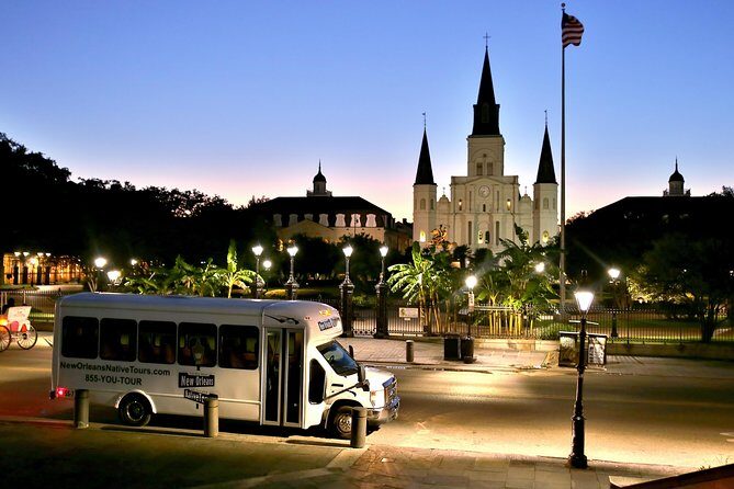 New Orleans Dead of Night Ghosts and Cemetery Bus Tour - Bayou St. John and the Magnolia Bridge: voodoo stories start strong