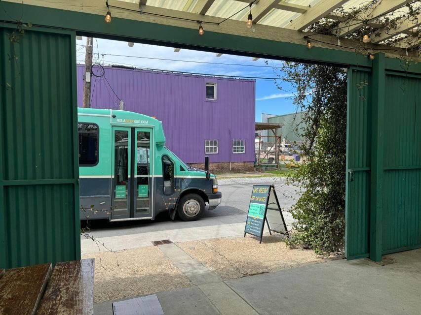 New Orleans: Easy Hop-On Hop-Off Craft Brewery Bus Tour - Sunday plan in Mid City and Bywater: Brieux Carre to Bratz Yall