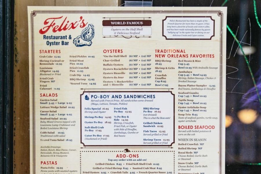 New Orleans: French Quarter Food Tour with Tastings - Value check: is $89 worth it?