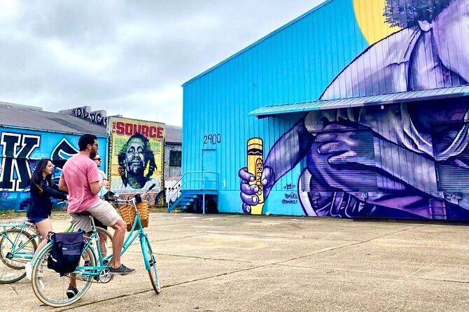 New Orleans Heart of the City Bicycle Tour - Faubourg Marigny and Bywater: music clubs, VooDoo culture, and street-level history