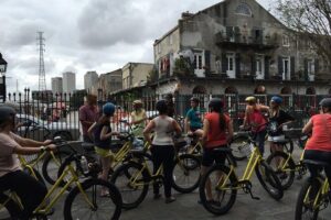 New Orleans History and Sightseeing Small-Group Bike Tour - St. Louis Cemetery No. 3: above-ground and easy to fit in