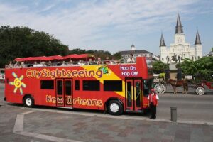 New Orleans Hop-On Hop-Off Unlimited Sightseeing Package - Bus Comfort, Live Narration, and Using the App Without Stress
