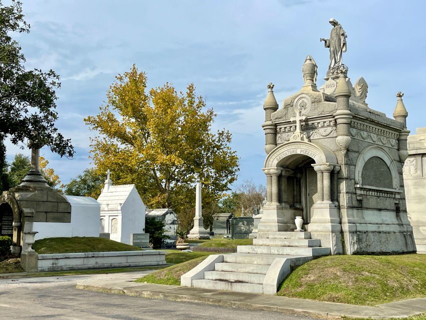 New Orleans: Millionaire’s Tombs of Metairie Cemetery Tour - Jewel-stained glass and themed mausoleums you’ll want to pause for