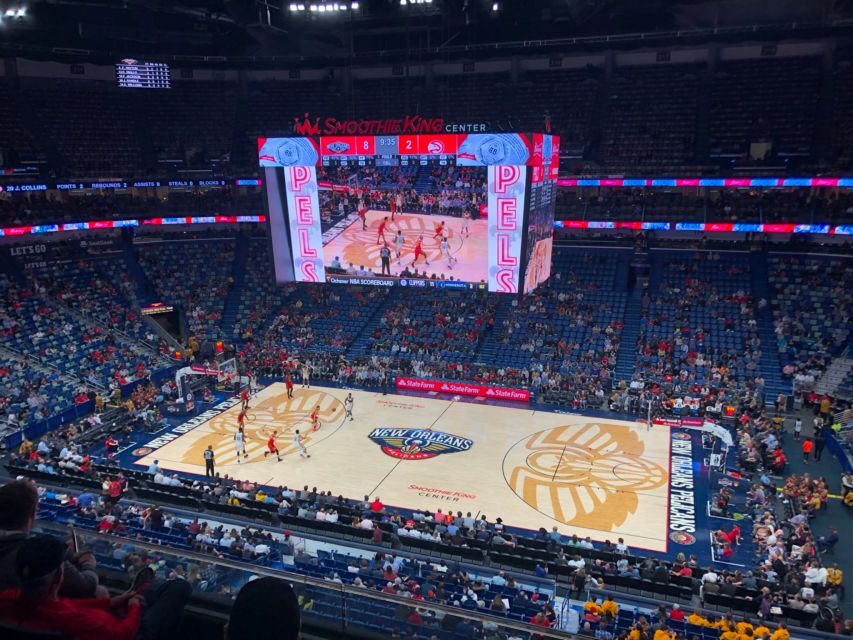 New Orleans: New Orleans Pelicans Basketball Game Ticket - Before tipoff: concessions, matchday activations, and the warm crowd