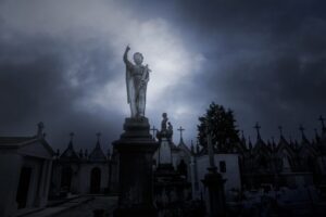 New Orleans: Night Cemetery and Ghost BYOB Bus Tour - Meet at Voodoo Tavern & Poboy’s, Then Head Out via Esplanade Avenue