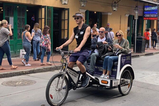 New Orleans Pedicab French Quarter Tour - What happens during the ride through the French Quarter