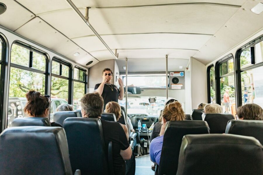 New Orleans: Sightseeing Bus Tour - French Quarter classics plus Frenchmen Street’s music vibe