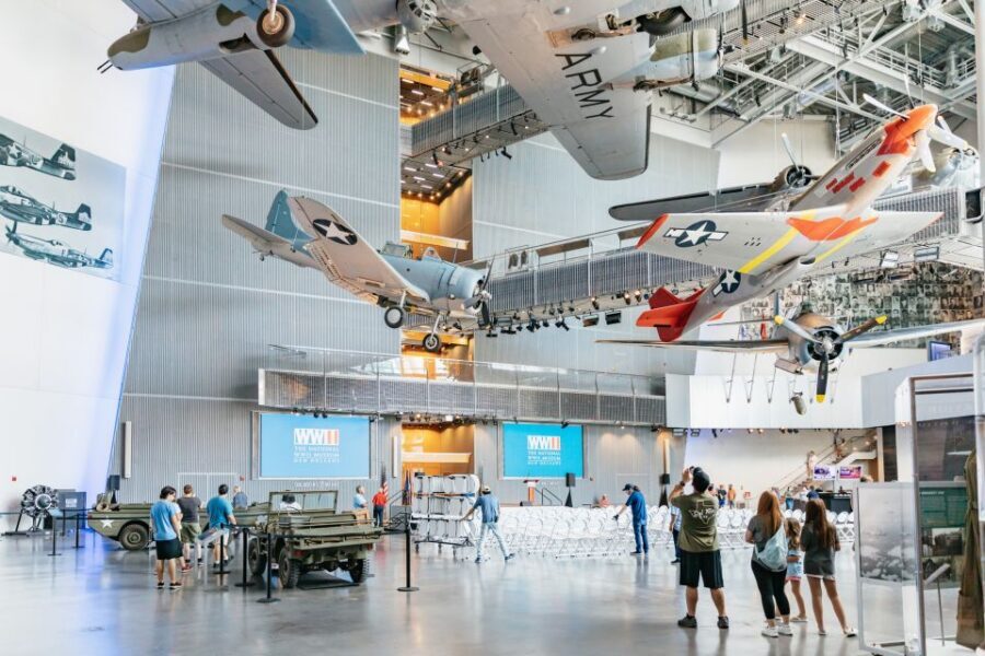 New Orleans: The National WWII Museum Ticket - Entering The National WWII Museum: Andrew Higgins Blvd and your barcode scan