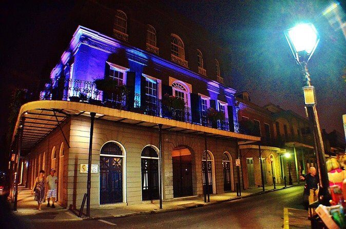 New Orleans Voodoo, Mystery, and Paranormal Tour - Starting at 941 Bourbon: Lafitte’s Courtyard Gate Setup