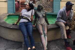 Nutty New Orleans Scavenger Hunt - Gallery Orange checkpoint: when the game shifts indoors