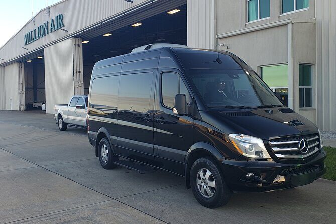 Private Mercedes Sprinter Transfer NOLA, Airport, Cruise Ship - Meet-and-greet at MSY: name sign, escalators, and luggage-ready pickup
