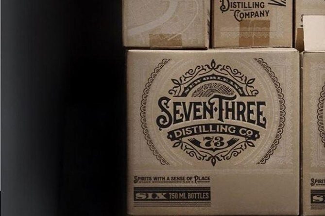 Seven Three Distilling Tour and Tasting - Inside the distillery: mash tun, bottling line, and a double pot still