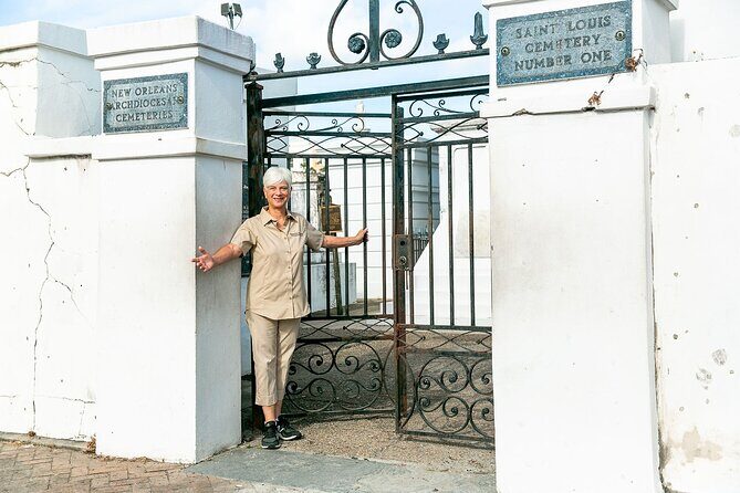 St. Louis Cemetery No. 1 Official Walking Tour - Basin St. Station meetup: tickets, tour stickers, and Katrina context