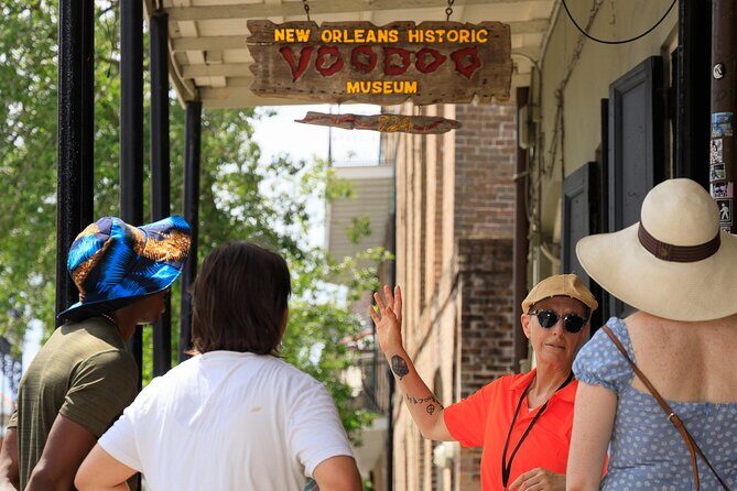 True Voodoo History of NOLA's Congo Square with Local Guide - Stopping outside Voodoo Authentica: what makes it worth the time