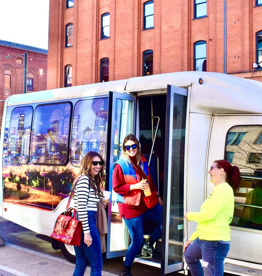 Ultimate Denver Day Out: Red Rocks, City Views & Ice Cream - Passing breweries, performing arts statues, and Golden’s Main Street
