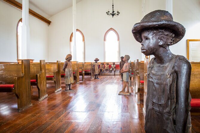 Whitney Plantation Tour with Narrated Bus Ride from New Orleans - The return ride over Bonnet Carre Spillway and Lake Pontchartrain